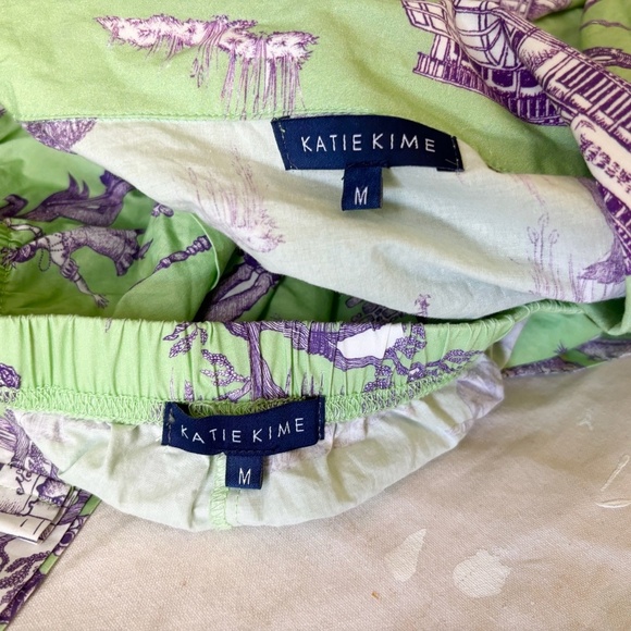 Katie Kime New Orleans Toile Pajama Set - Picture 3 of 8
